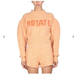 ROTATE Adley Logo Intarsia Knit Jumper
Size 4